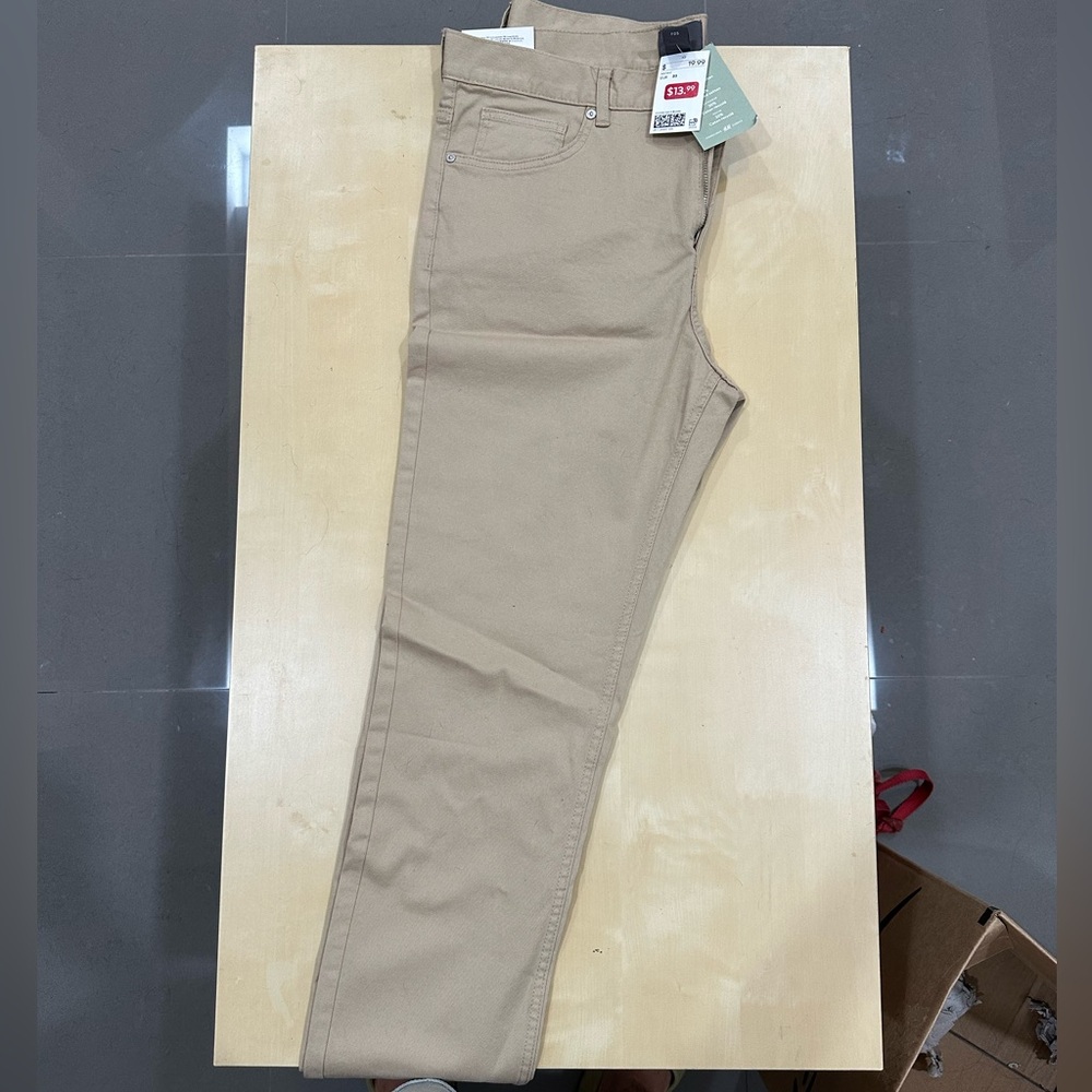 Tan H&M Slim Fit Chinos